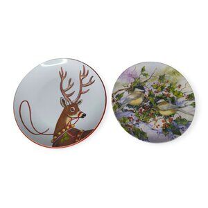 One Hundred 80 Degrees & Keller-Charles Philadelphia Melamine Plates Pair